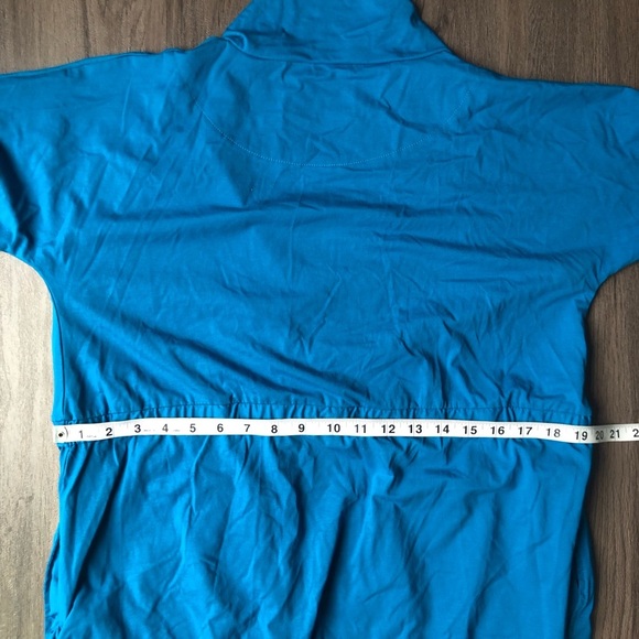 BROBE Post Surgery Recovery Robe Size Medium Blue Tie Front Super Soft - Picture 7 of 9